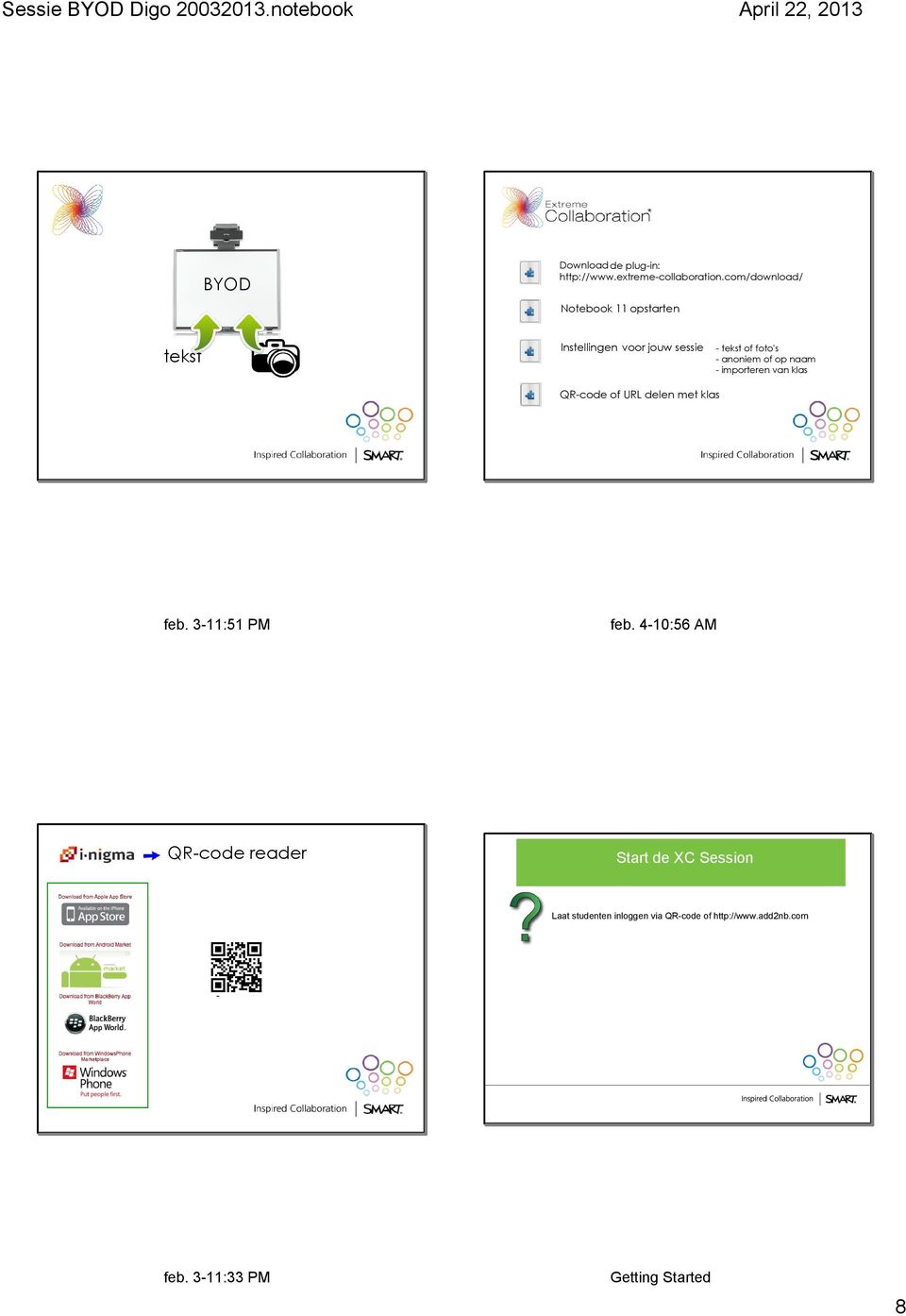 importeren van klas QR code of URL delen met klas feb. 3 11:51 PM feb.