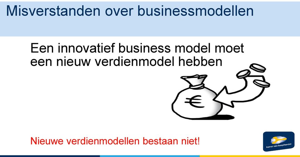 business model moet een nieuw