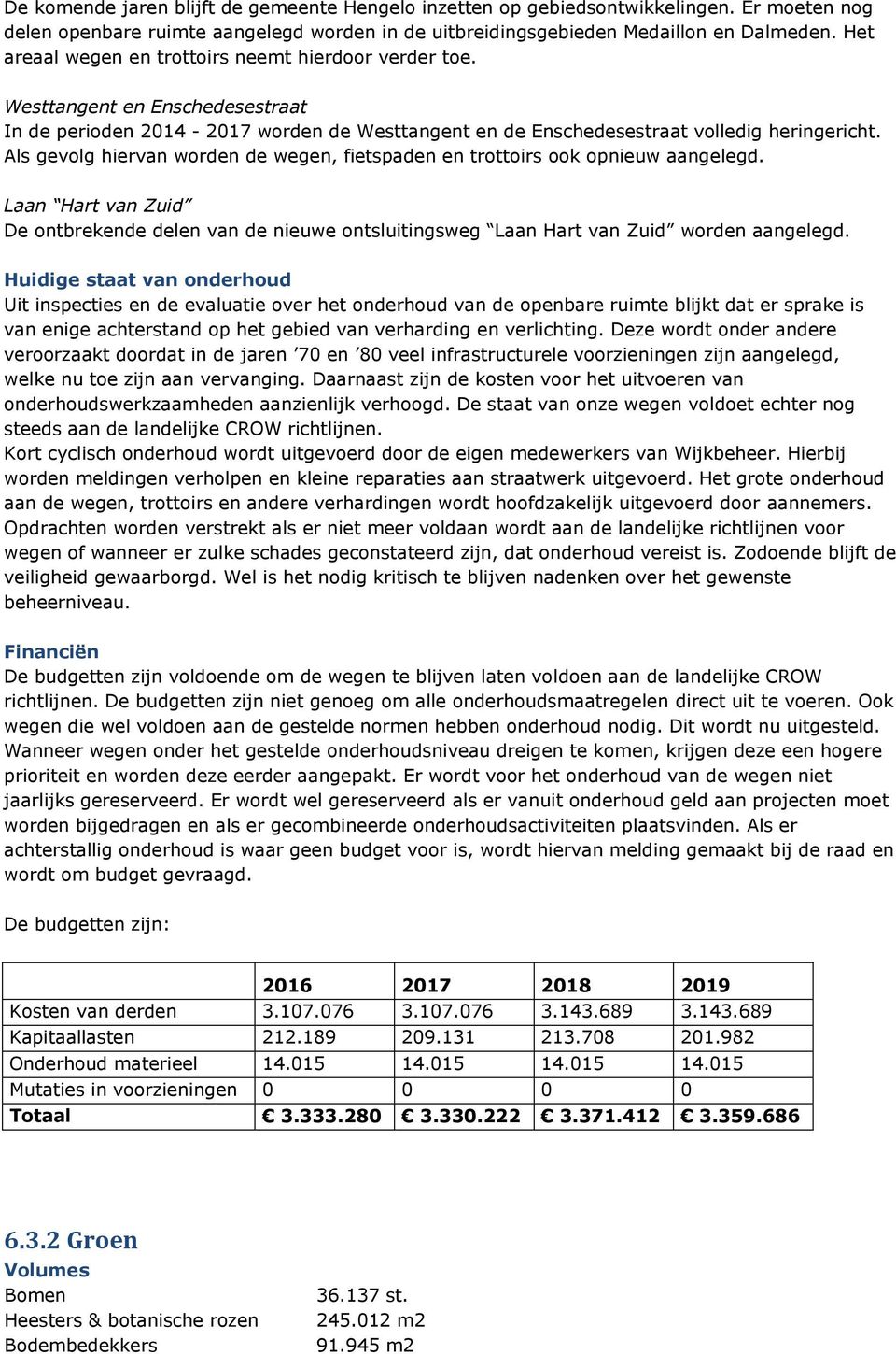 Als gevolg hiervan worden de wegen, fietspaden en trottoirs ook opnieuw aangelegd. Laan Hart van Zuid De ontbrekende delen van de nieuwe ontsluitingsweg Laan Hart van Zuid worden aangelegd.