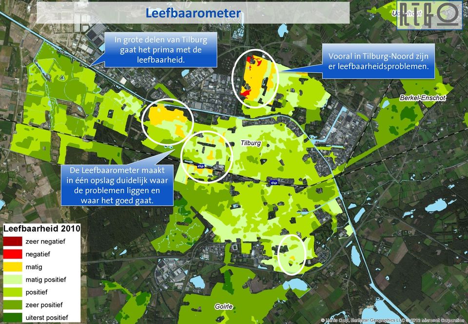 Vooral in Tilburg-Noord zijn er leefbaarheidsproblemen.