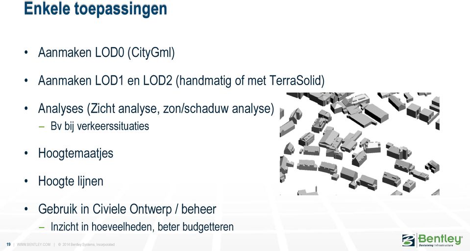 verkeerssituaties Hoogtemaatjes Hoogte lijnen Gebruik in Civiele Ontwerp / beheer