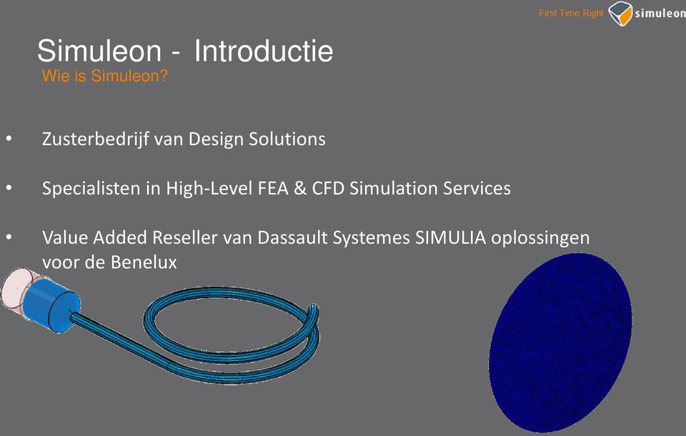 Solutions Specialisten in High-Level FEA & CFD Simulation