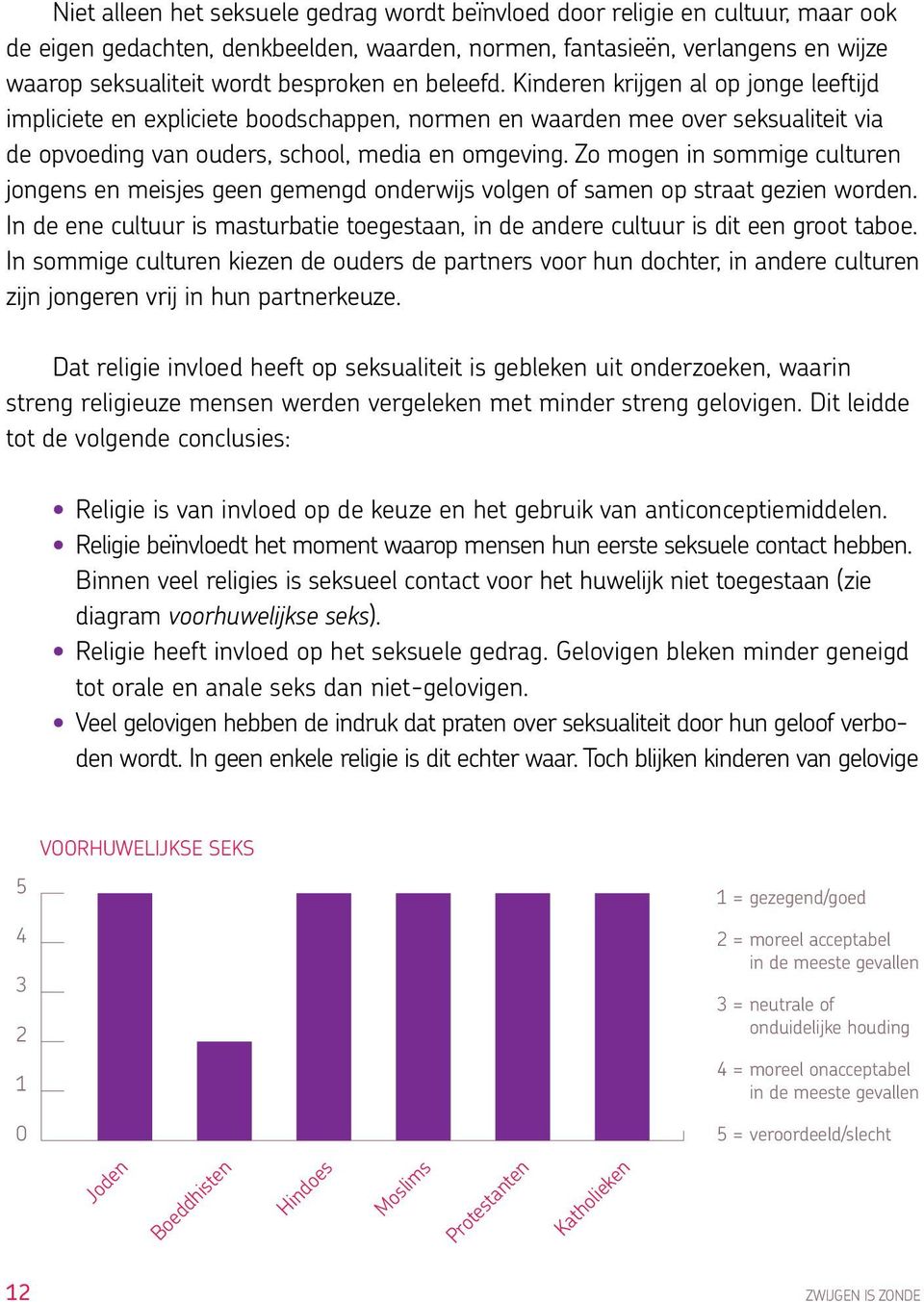 Zo mogen in sommige culturen jongens en meisjes geen gemengd onderwijs volgen of samen op straat gezien worden.