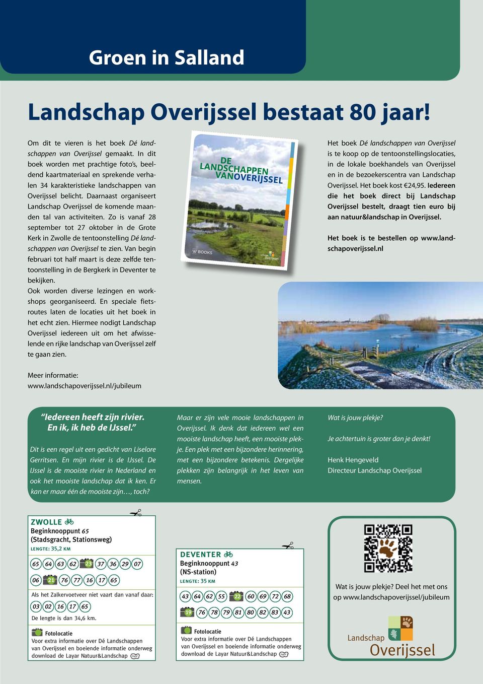 Daarnaast organiseert Landschap Overijssel de komende maanden tal van activiteiten.