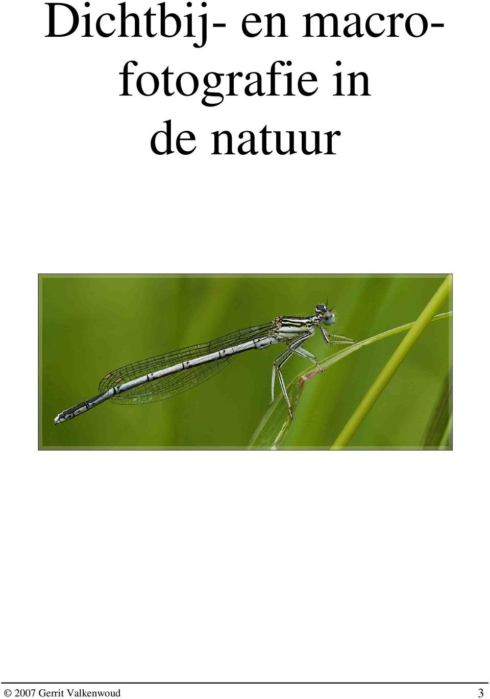 in de natuur