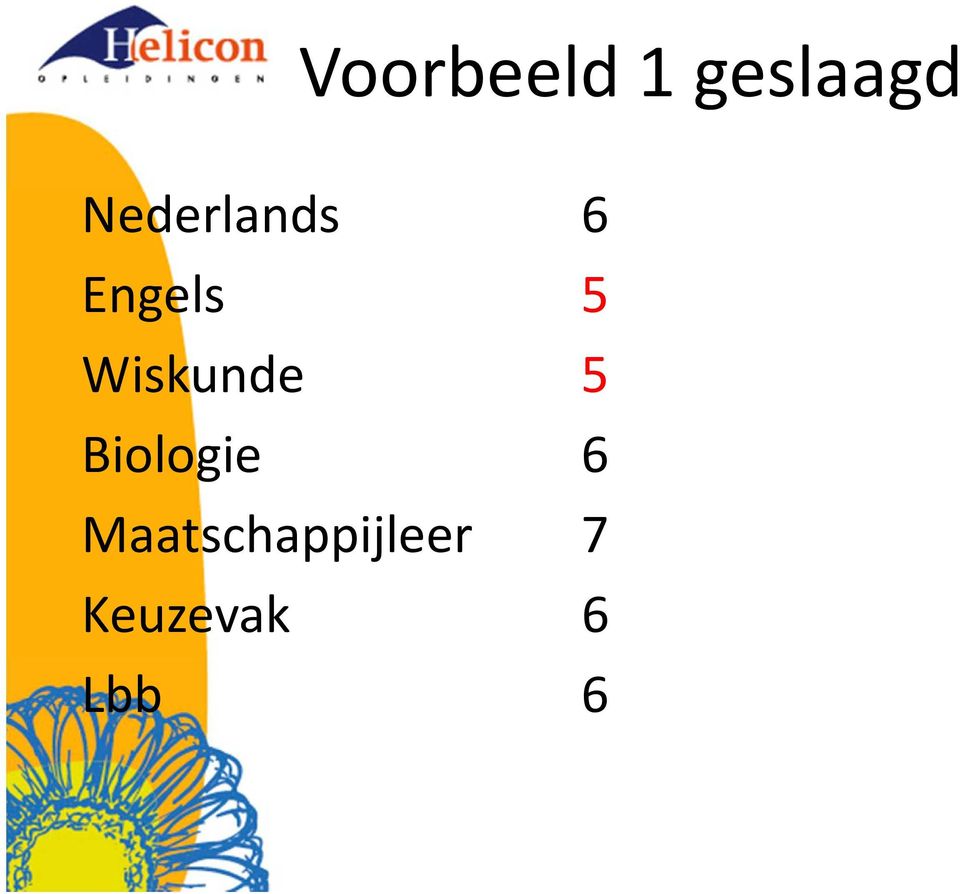 Wiskunde 5 Biologie 6