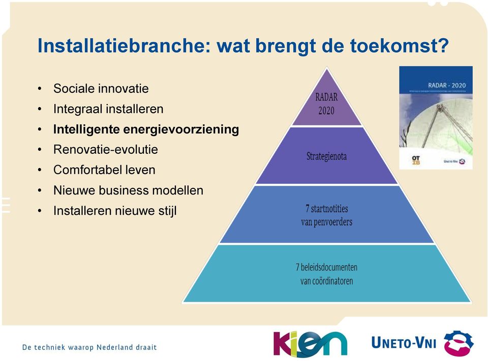 Intelligente energievoorziening Renovatie-evolutie