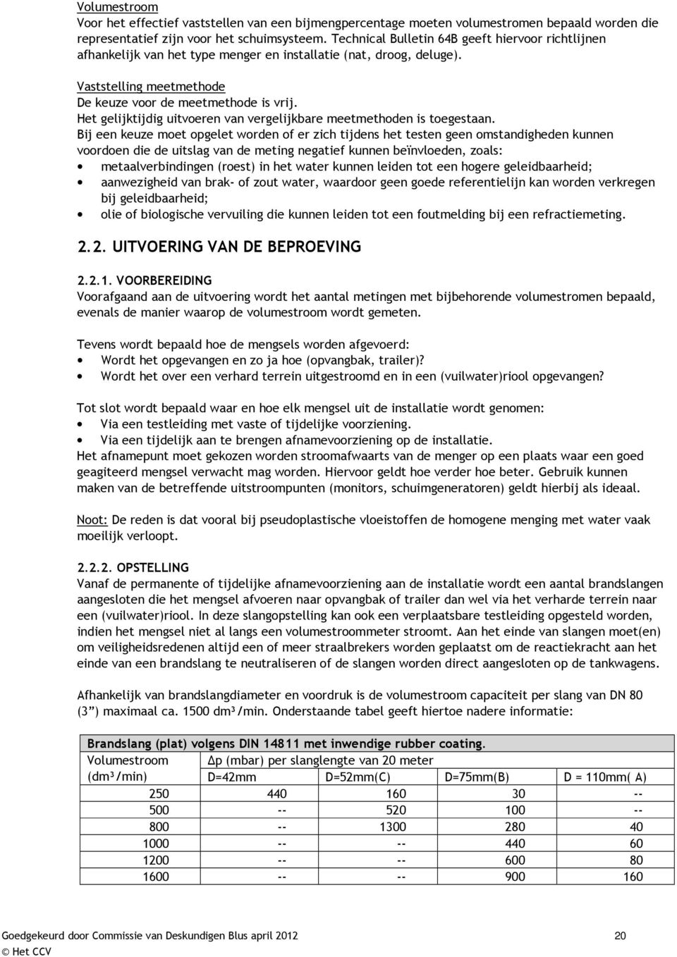 Het gelijktijdig uitvoeren van vergelijkbare meetmethoden is toegestaan.