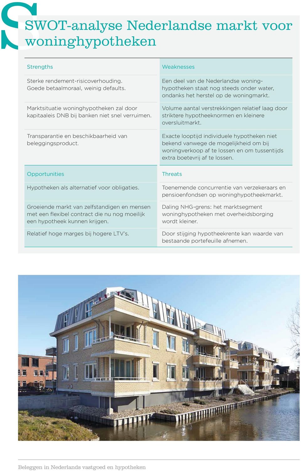 Weaknesses Een deel van de Nederlandse woninghypotheken staat nog steeds onder water, ondanks het herstel op de woningmarkt.