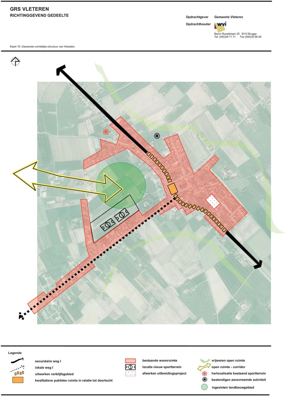 woonruimte locatie nieuw sportterrein afwerken uitbreidingsproject vrijwaren open ruimte open ruimte