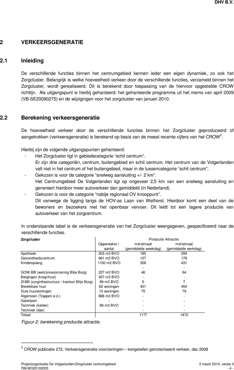 Als uitgangspunt is hierbij gehanteerd: het gehanteerde programma uit het memo van april 20