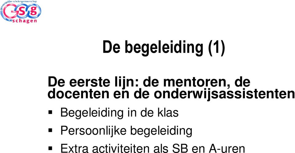 onderwijsassistenten Begeleiding in de