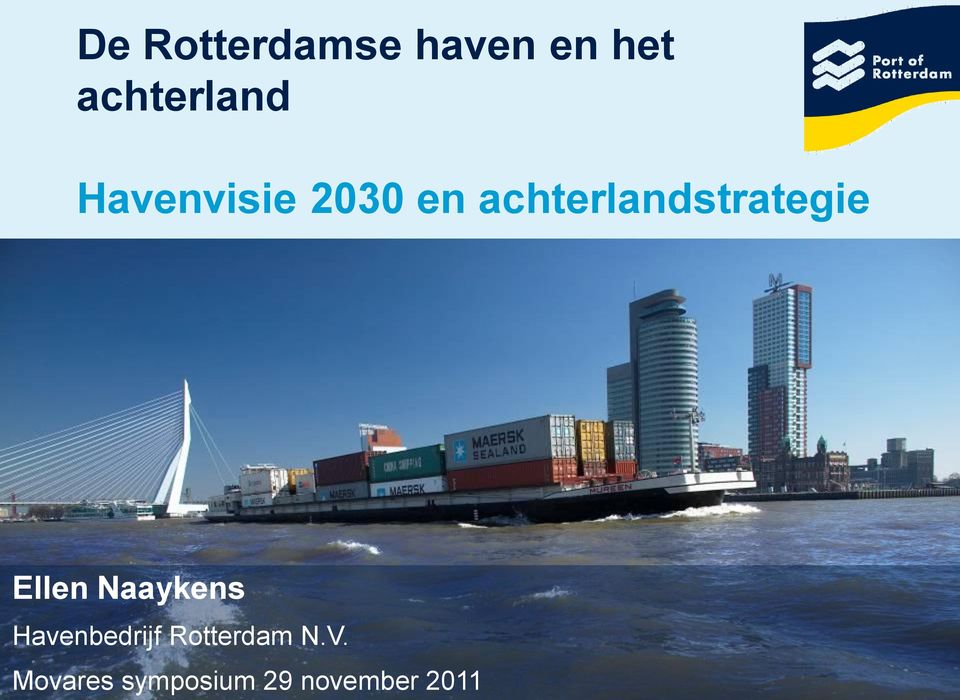 Ellen Naaykens Havenbedrijf Rotterdam