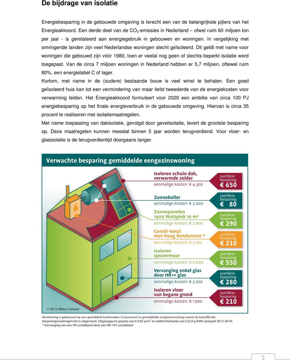 In vergelijking met omringende landen zijn veel Nederlandse woningen slecht geïsoleerd.