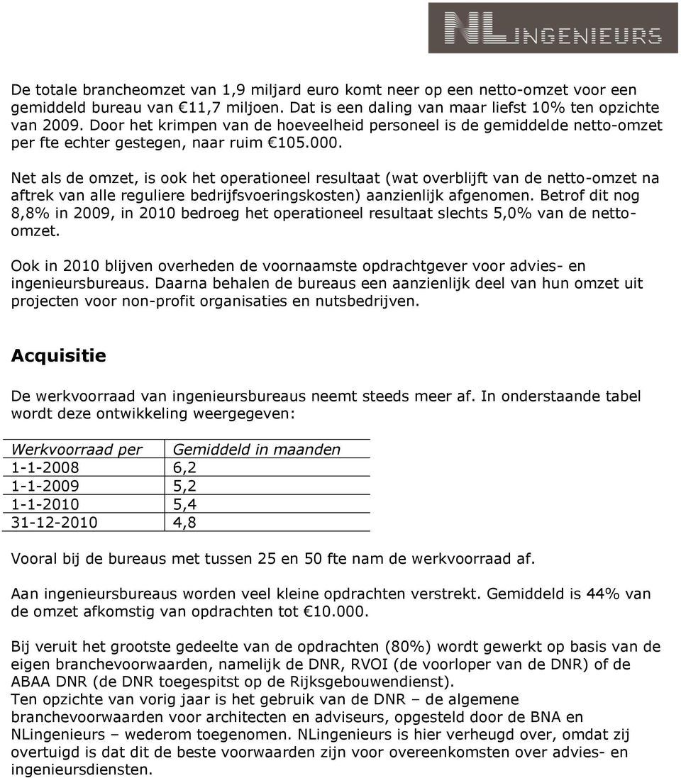 Net als de omzet, is ook het operationeel resultaat (wat overblijft van de netto-omzet na aftrek van alle reguliere bedrijfsvoeringskosten) aanzienlijk afgenomen.