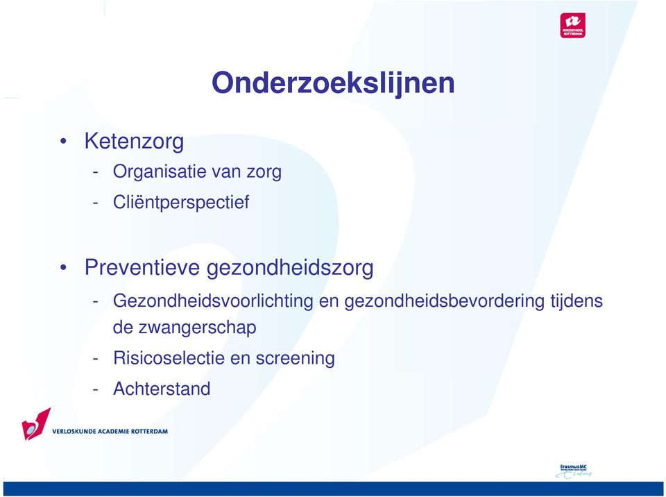 Gezondheidsvoorlichting en gezondheidsbevordering