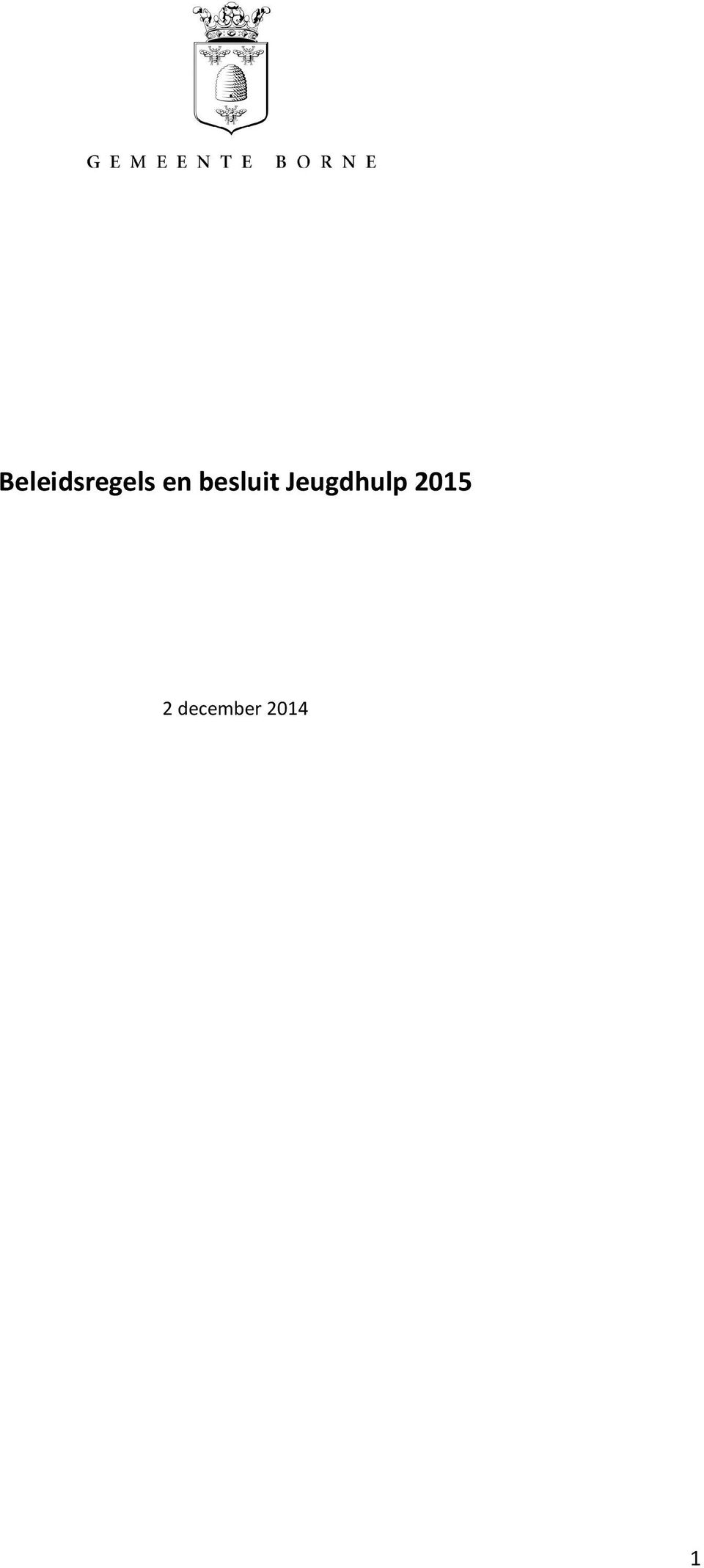 Jeugdhulp 2015