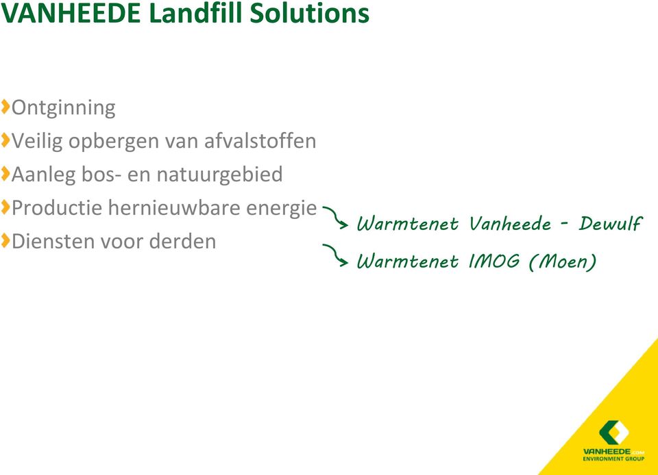 natuurgebied Productie hernieuwbare energie