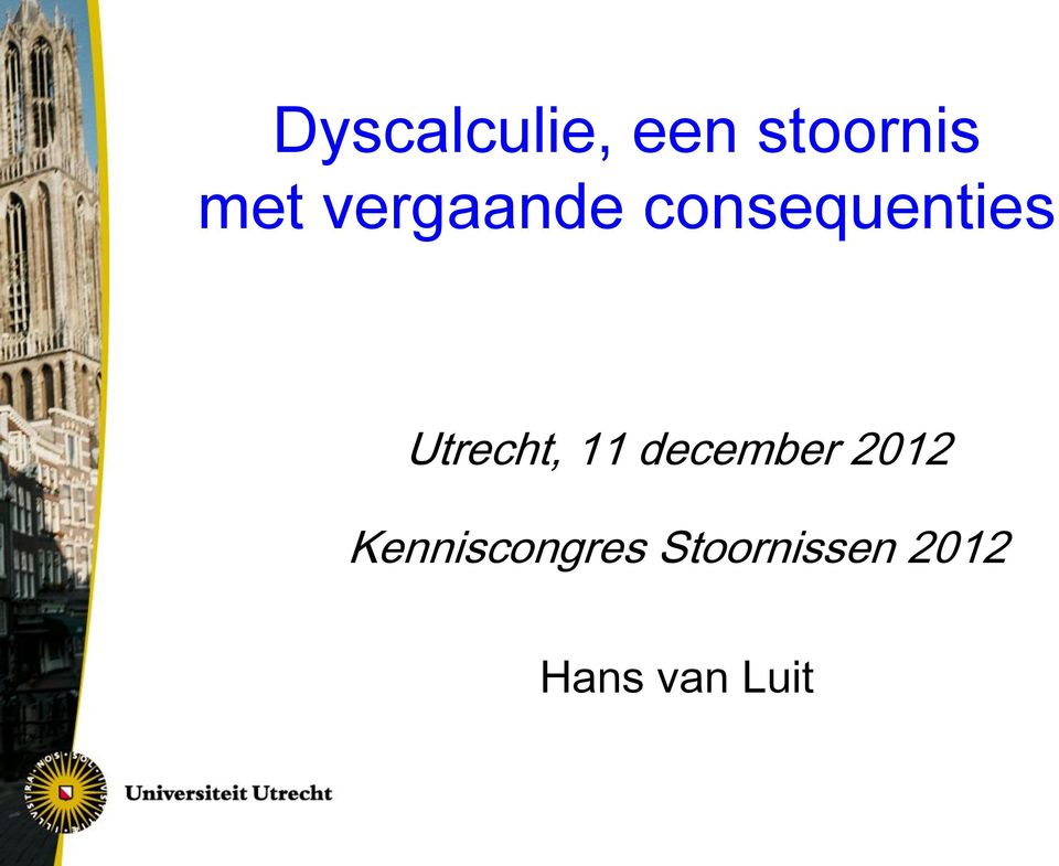 Utrecht, 11 december 2012