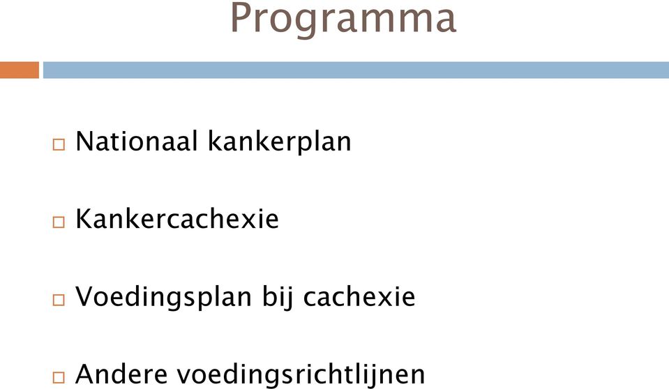 Kankercachexie