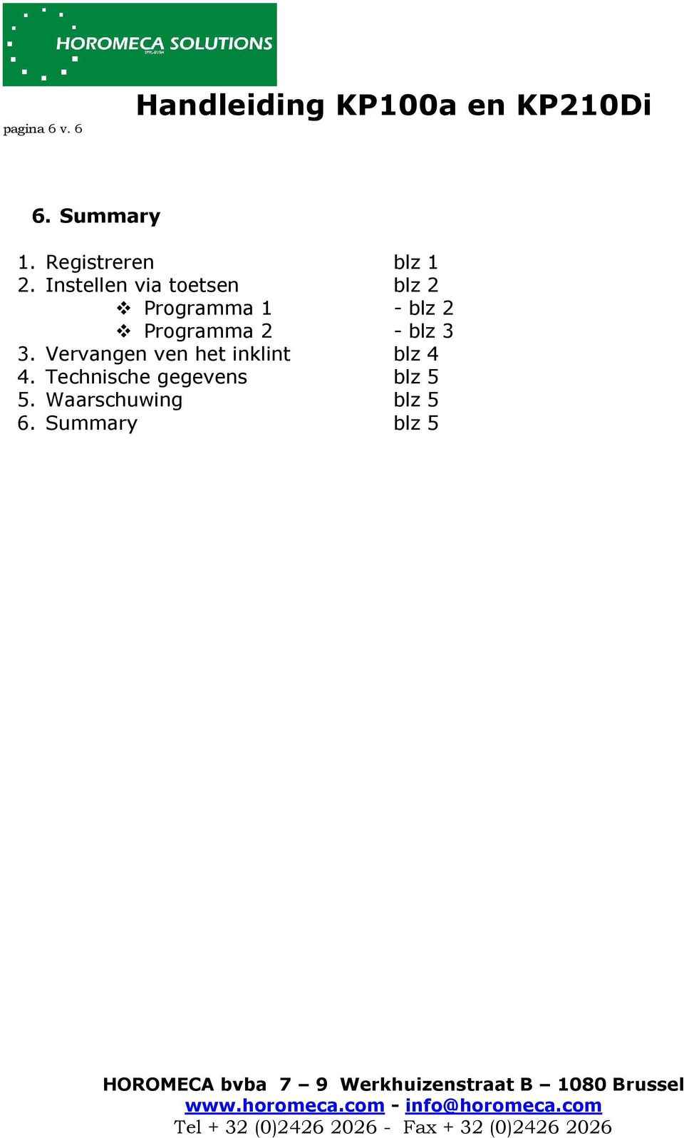 Programma 2 - blz 3 3.