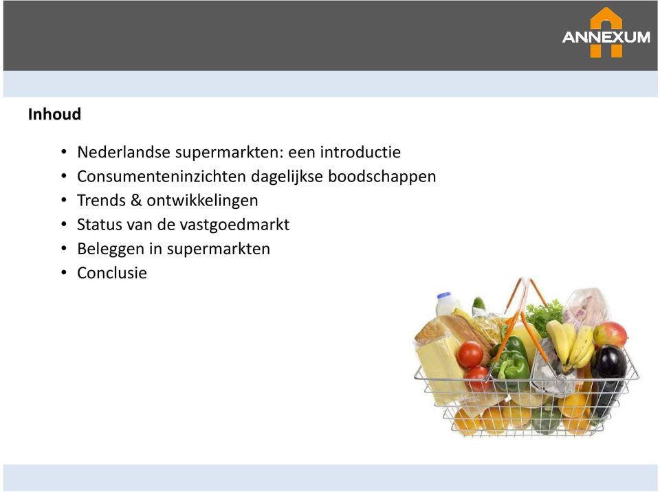 boodschappen Trends & ontwikkelingen Status