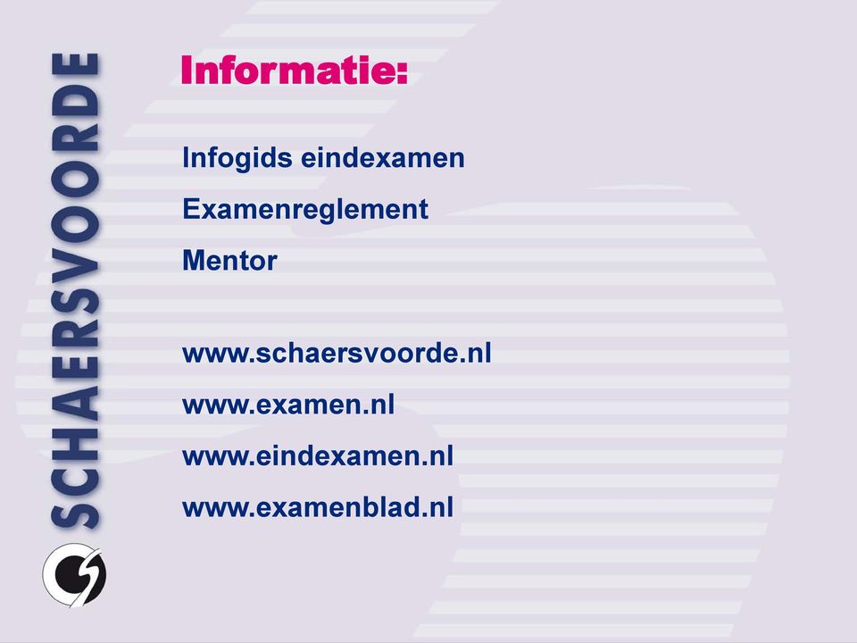 schaersvoorde.nl www.examen.