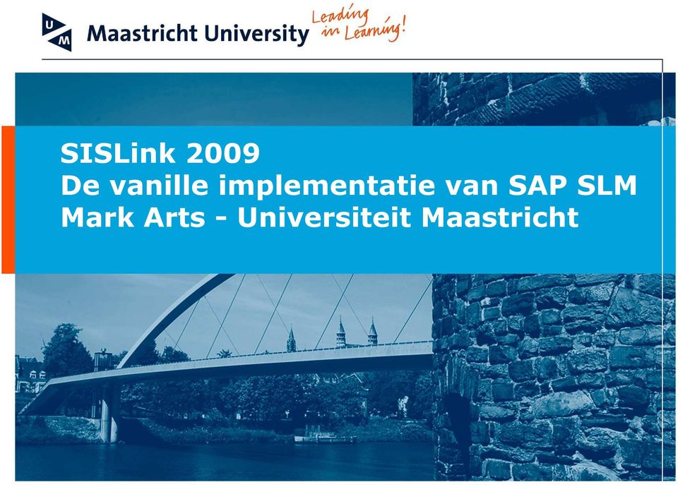 van SAP SLM Mark Arts