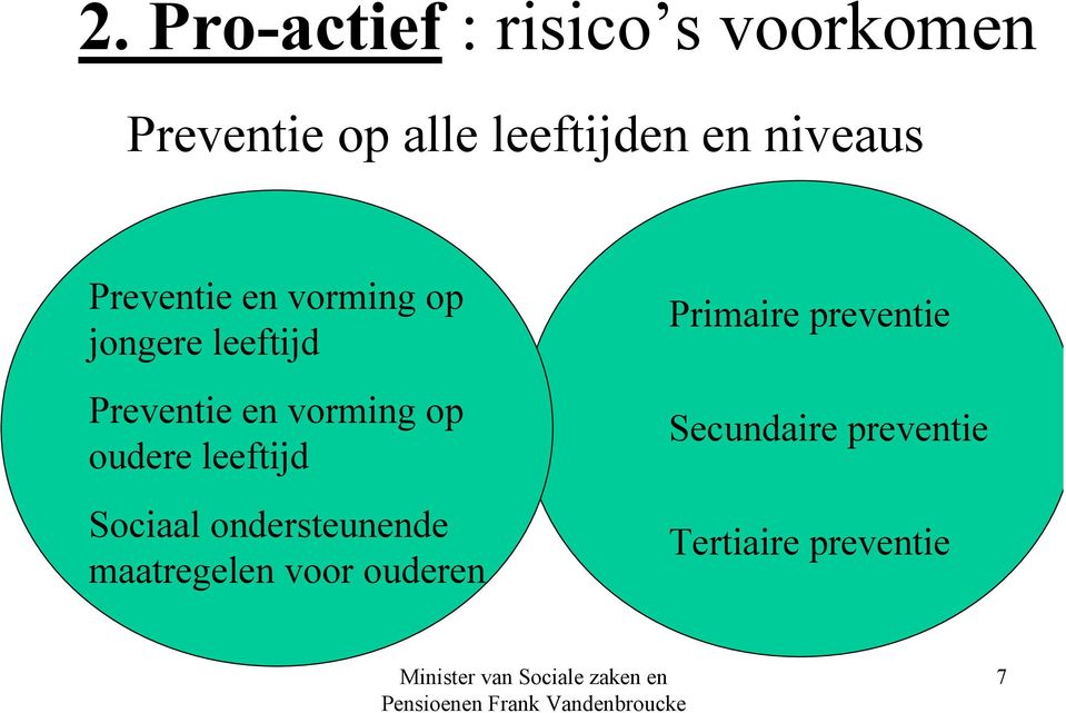 vorming op oudere leeftijd Sociaal ondersteunende maatregelen voor