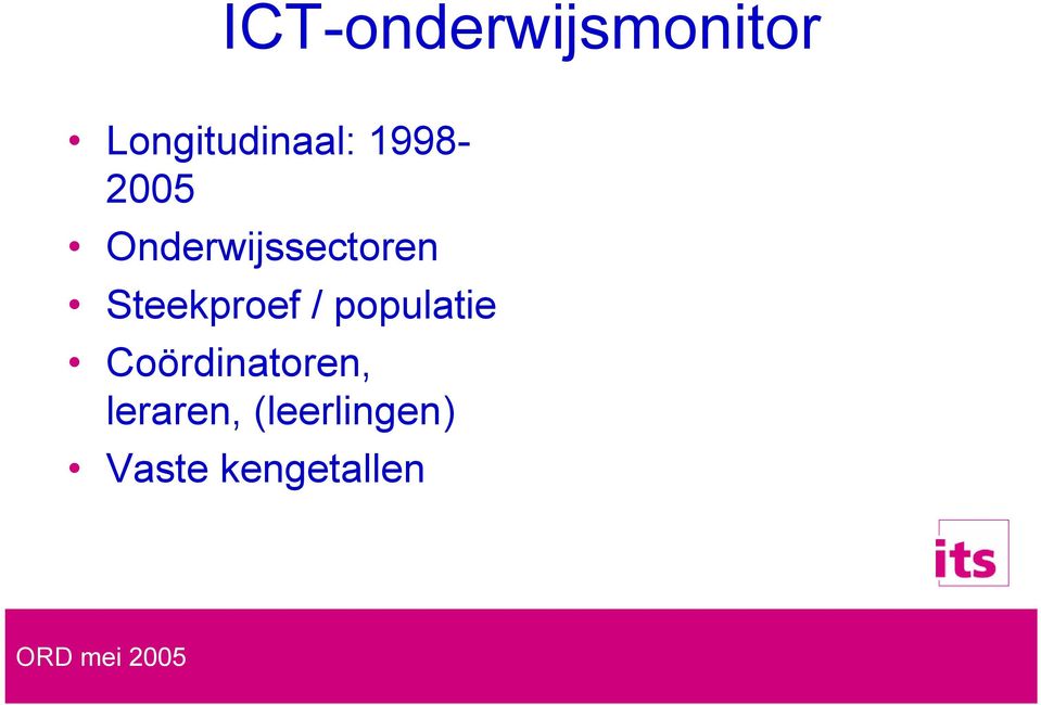 Steekproef / populatie