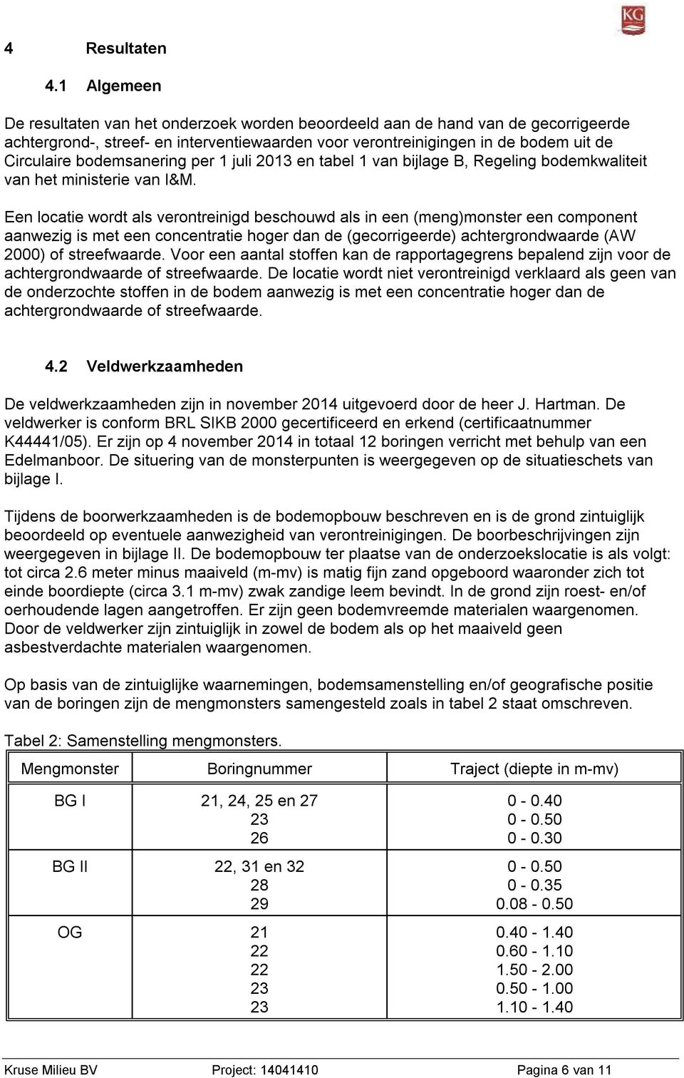 bodemsanering per 1 juli 213 en tabel 1 van bijlage B, Regeling bodemkwaliteit van het ministerie van I&M.