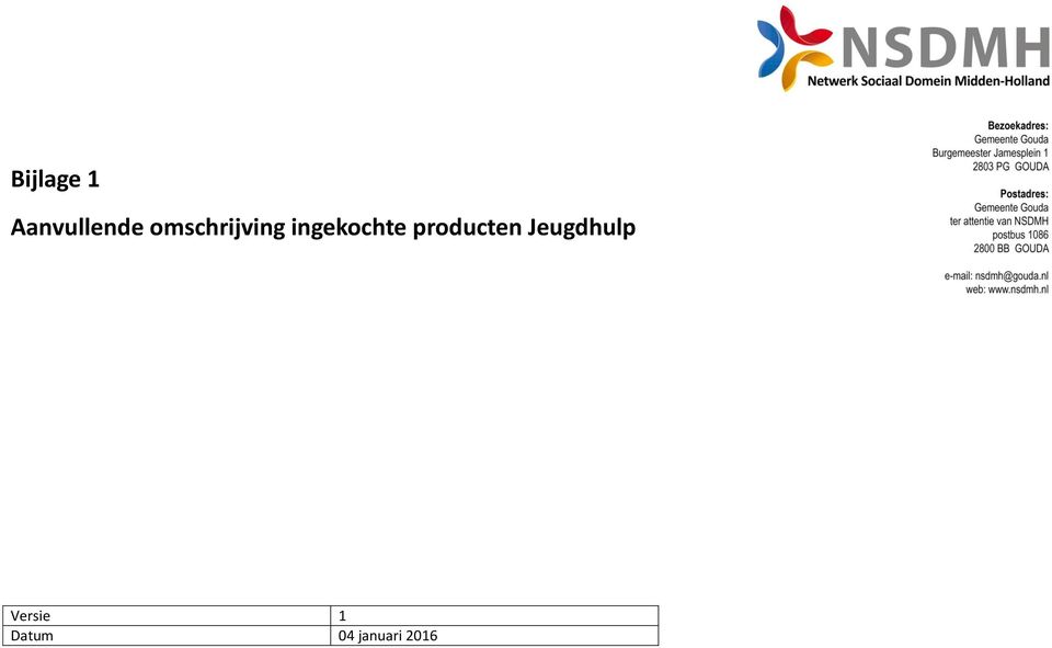 producten Jeugdhulp