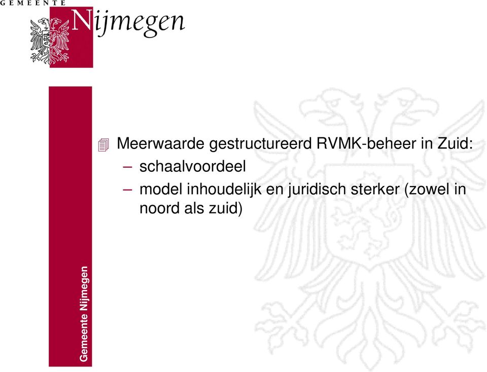 schaalvoordeel model