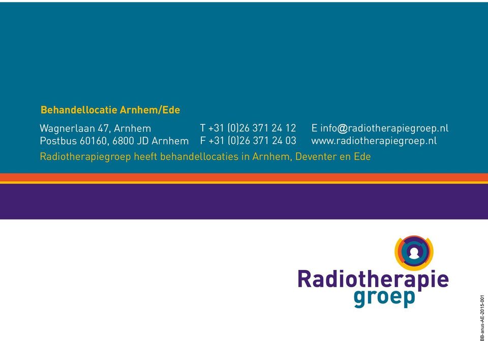 Radiotherapiegroep heeft behandellocaties in Arnhem, Deventer en