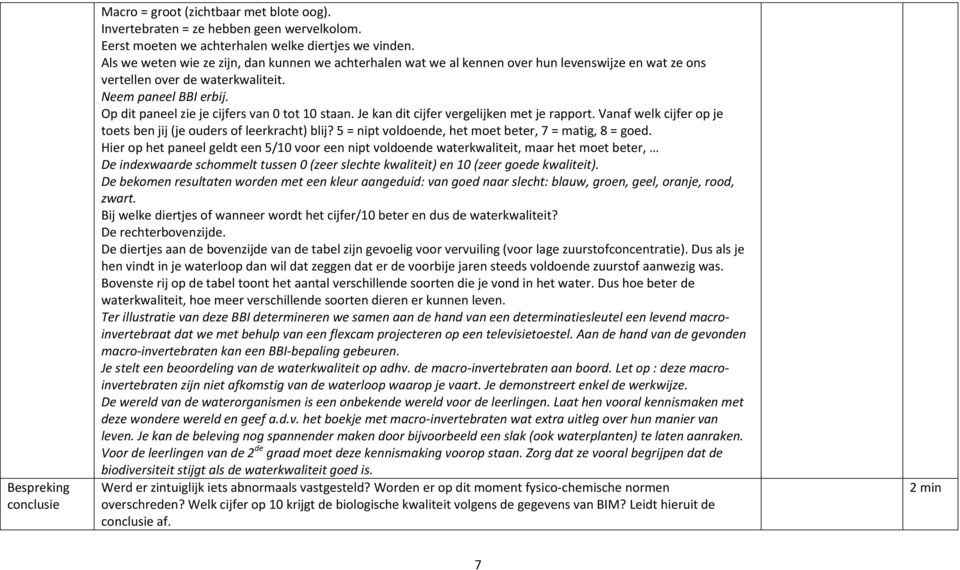 Op dit paneel zie je cijfers van 0 tot 10 staan. Je kan dit cijfer vergelijken met je rapport. Vanaf welk cijfer op je toets ben jij (je ouders of leerkracht) blij?