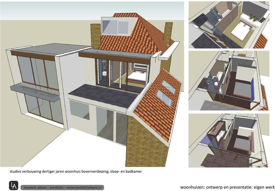 slaap- en badkamer woonhuizen: