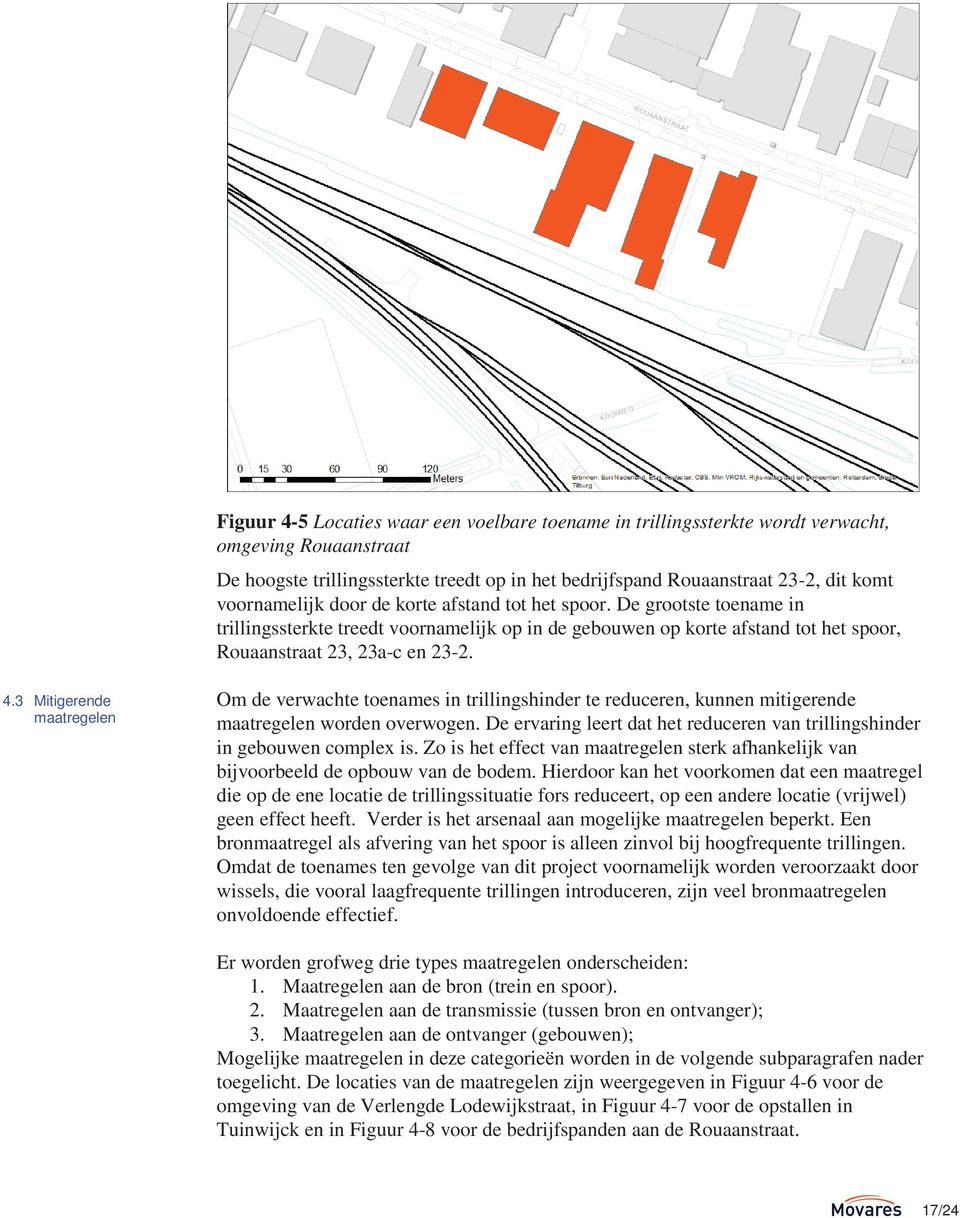 3 Mitigerende maatregelen Om de verwachte toenames in trillingshinder te reduceren, kunnen mitigerende maatregelen worden overwogen.