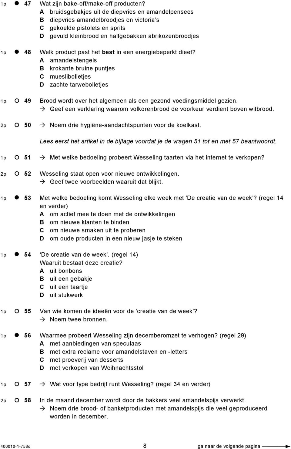 past het best in een energiebeperkt dieet?