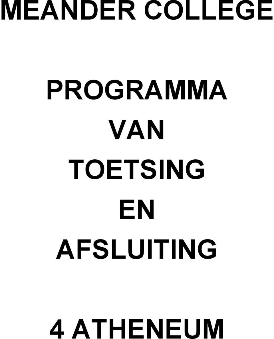 TOETSING EN