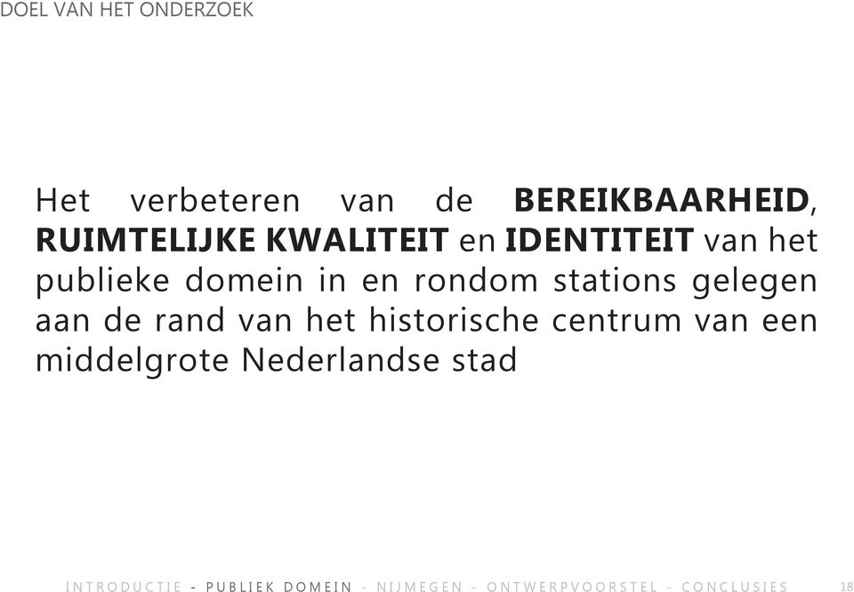 het publieke domein in en rondom stations gelegen aan de