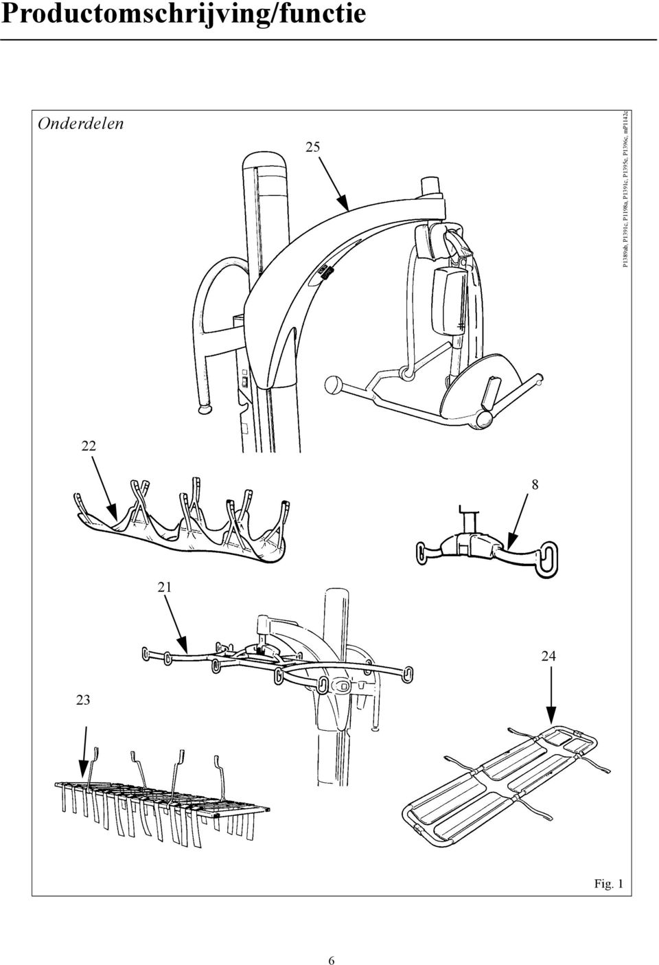 P1198a, P1391c, P1395e,