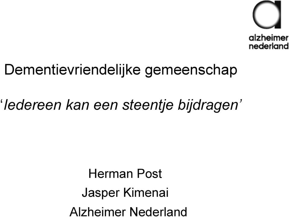 steentje bijdragen Herman