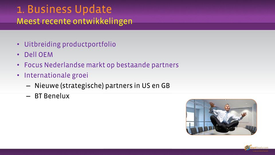 Nederlandse markt op bestaande partners
