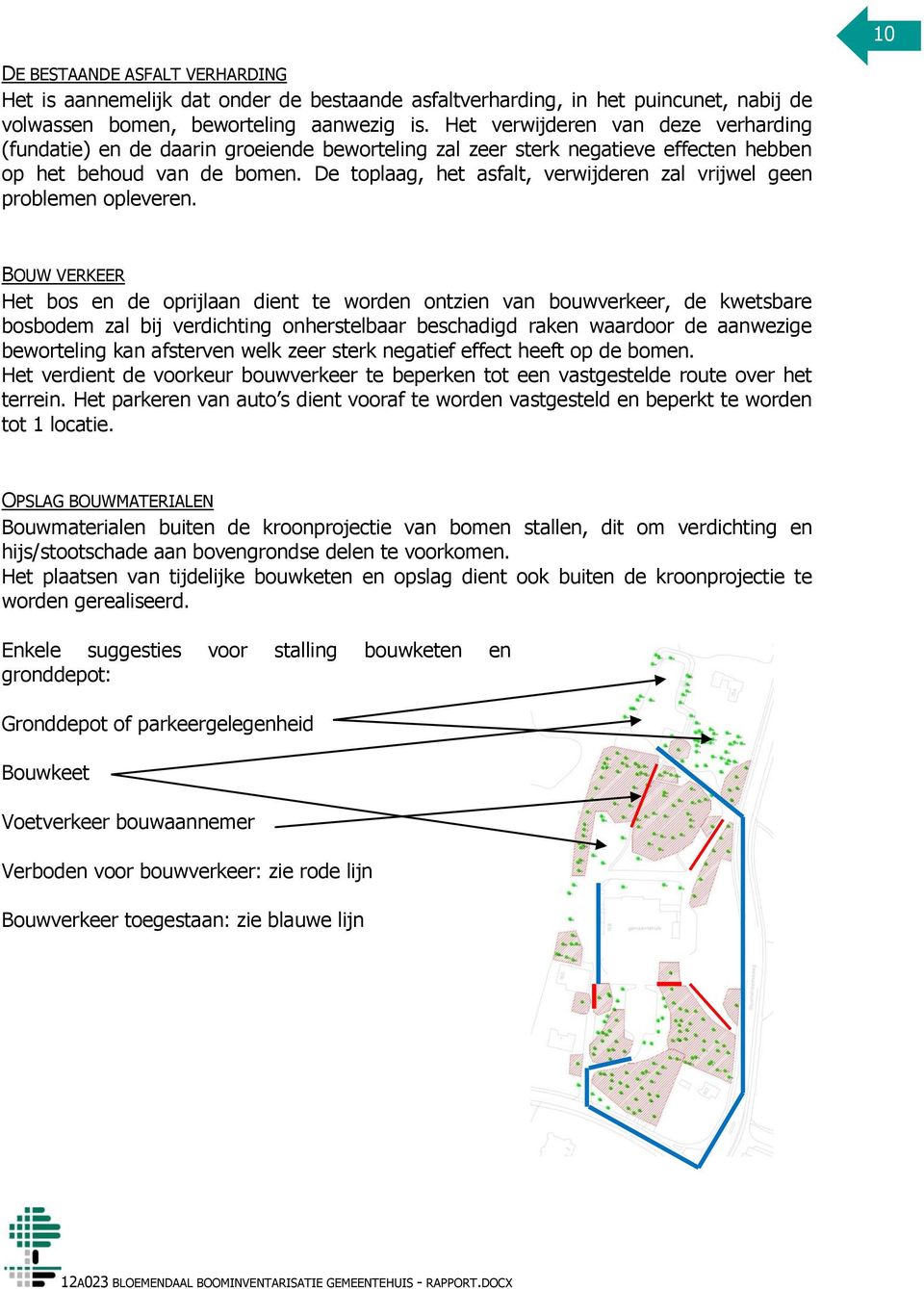 De toplaag, het asfalt, verwijderen zal vrijwel geen problemen opleveren.