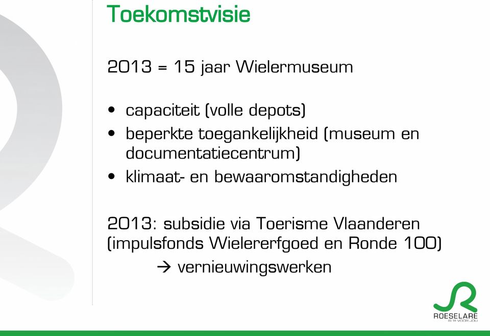 documentatiecentrum) klimaat- en bewaaromstandigheden 2013: