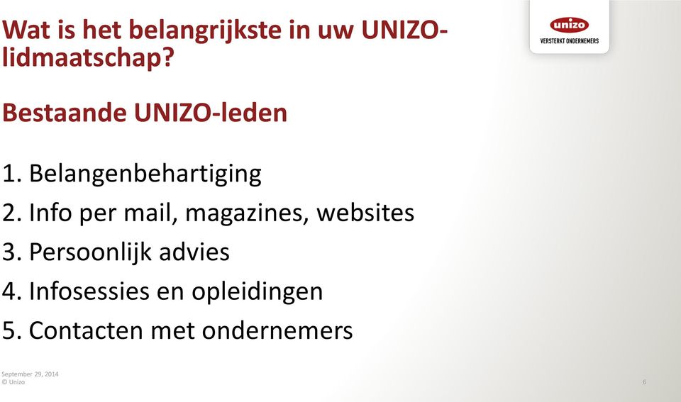 Info per mail, magazines, websites 3.