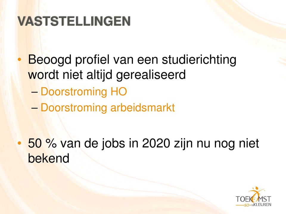 gerealiseerd Doorstroming HO Doorstroming