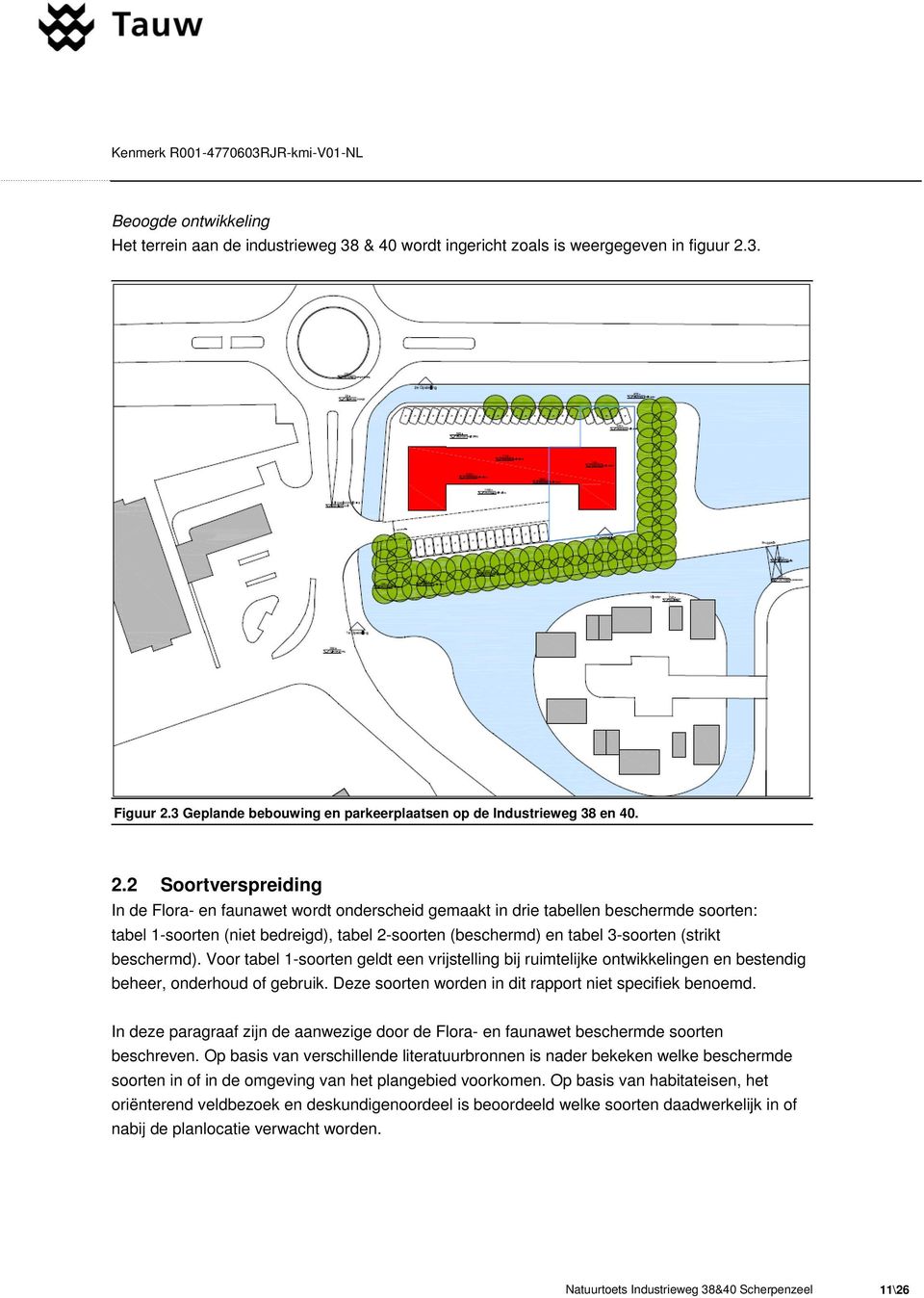 2 Soortverspreiding In de Flora- en faunawet wordt onderscheid gemaakt in drie tabellen beschermde soorten: tabel 1-soorten (niet bedreigd), tabel 2-soorten (beschermd) en tabel 3-soorten (strikt