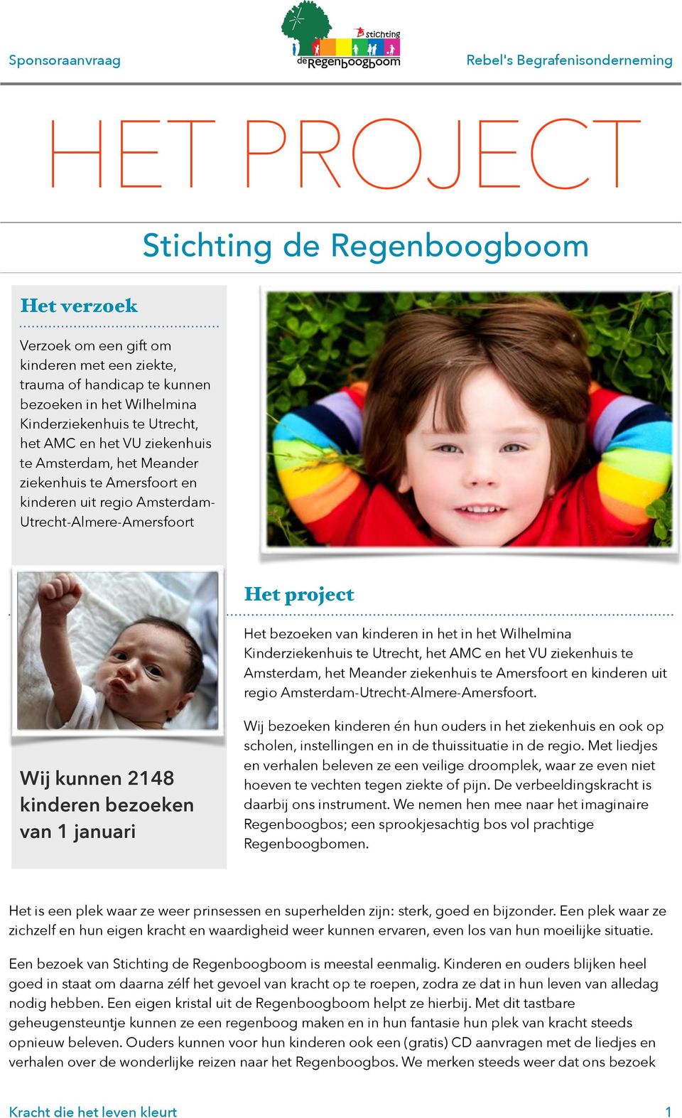 het VU ziekenhuis te Amsterdam, het Meander ziekenhuis te Amersfoort en kinderen uit regio Amsterdam-Utrecht-Almere-Amersfoort.
