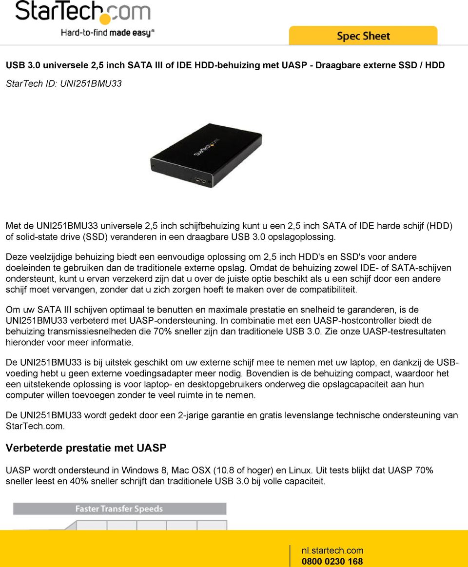 IDE harde schijf (HDD) of solid-state drive (SSD) veranderen in een draagbare 0 opslagoplossing.